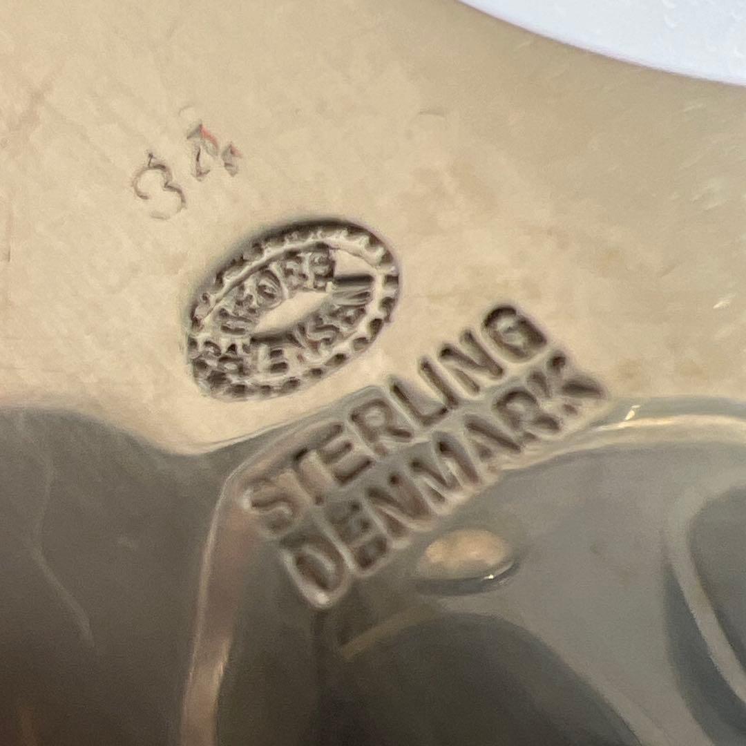 ジョージジェンセン　ブロッサムsterling925ディナースプーン6本　共袋付