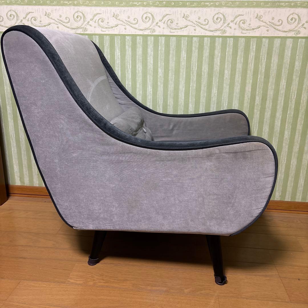 最終価格‼︎ Francfrancフランフラン ピルティ 1人掛けソファ グレー