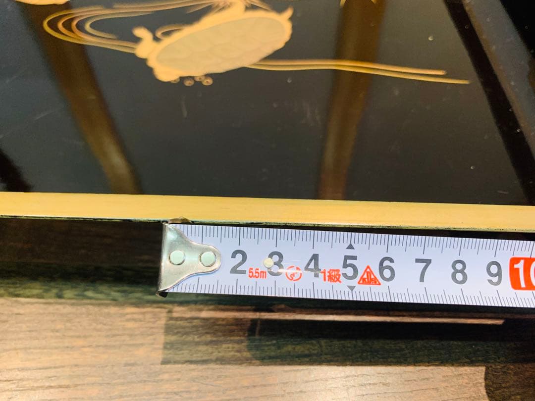 硯盆 広蓋 お盆 蒔絵 亀 天保時代 骨董 アンティーク - メルカリ