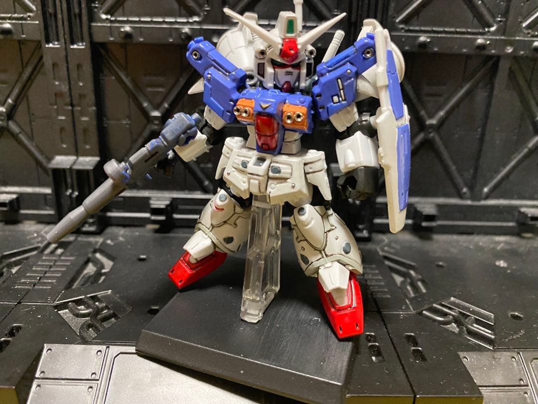 モビルスーツアンサンブル　GP-01フルバーニアン塗装中