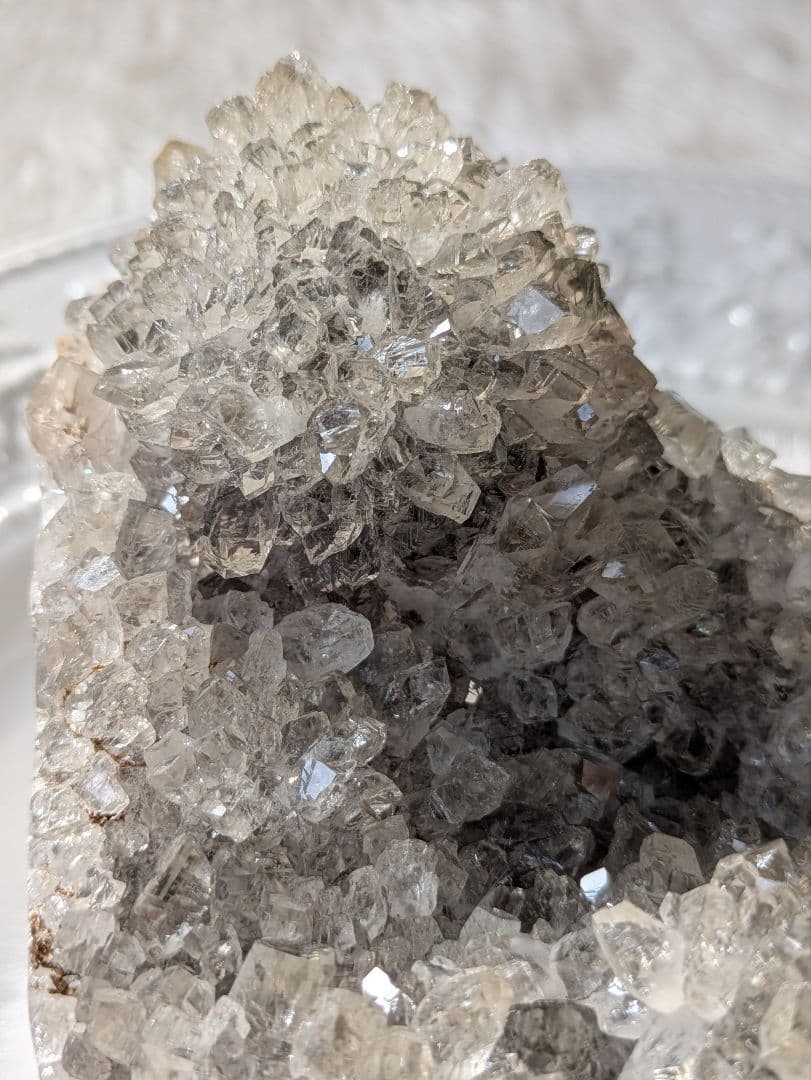 希少　♡グリーンアメジスト　花　皿♡　浄化にも