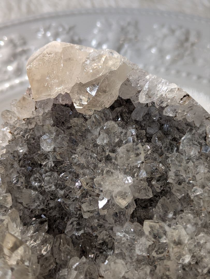 希少　♡グリーンアメジスト　花　皿♡　浄化にも