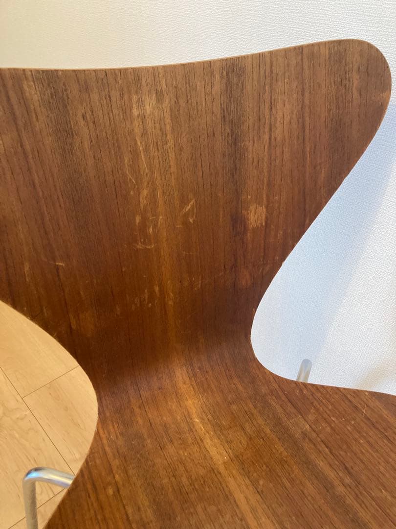 フリッツハンセン　セブンスチェア　ブラウン 木製