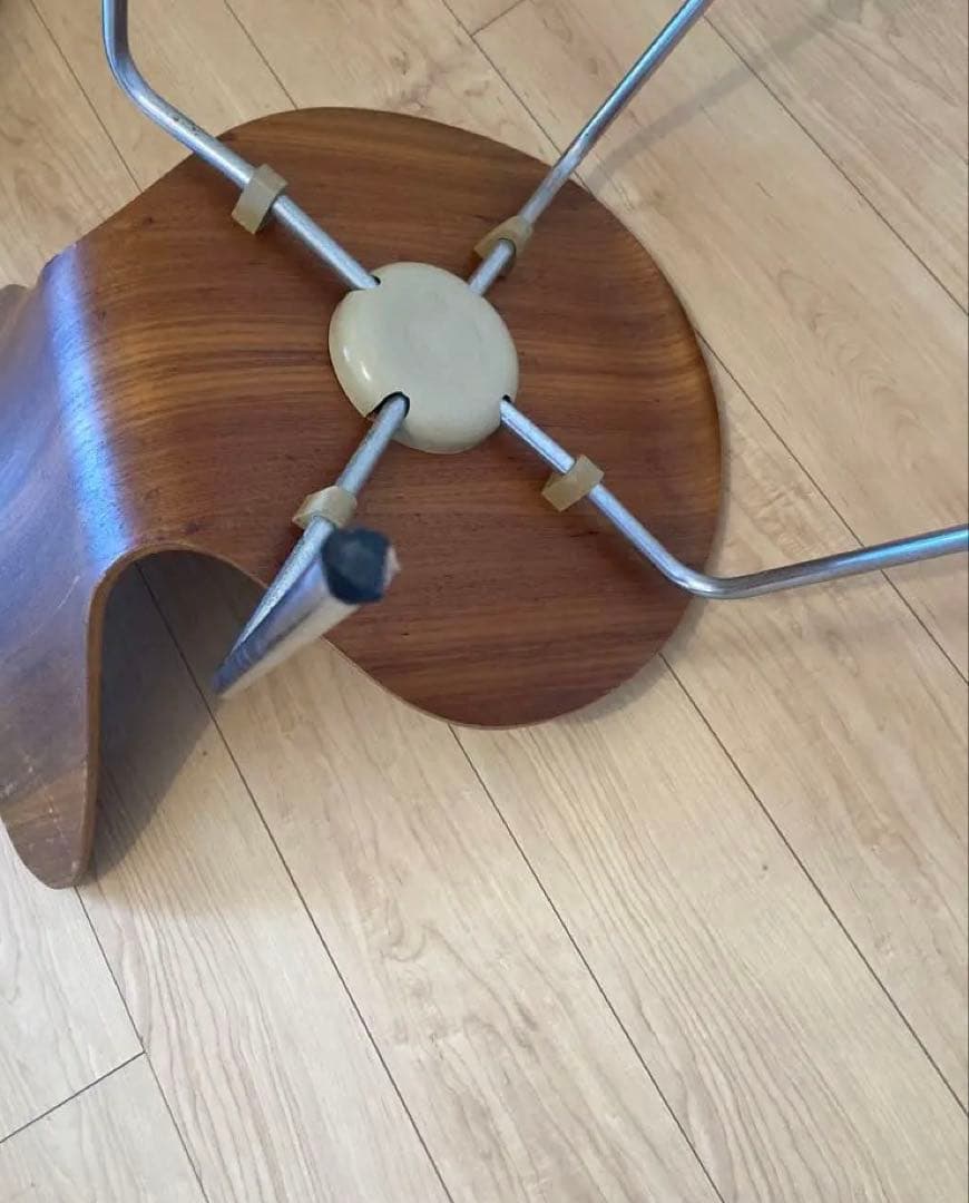 フリッツハンセン　セブンスチェア　ブラウン 木製