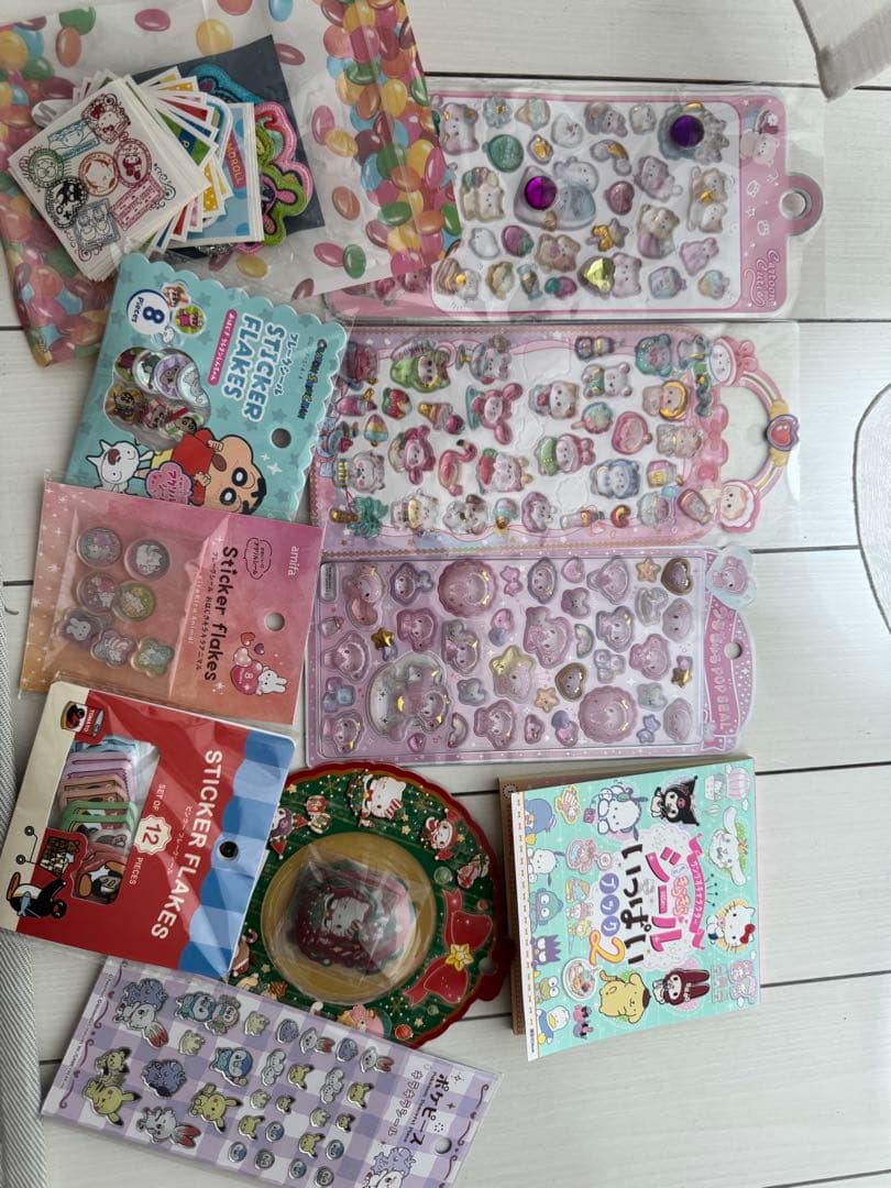 大幅値下げ中！ボンボンドロップシール等大量まとめ売り シール帳等セット売り