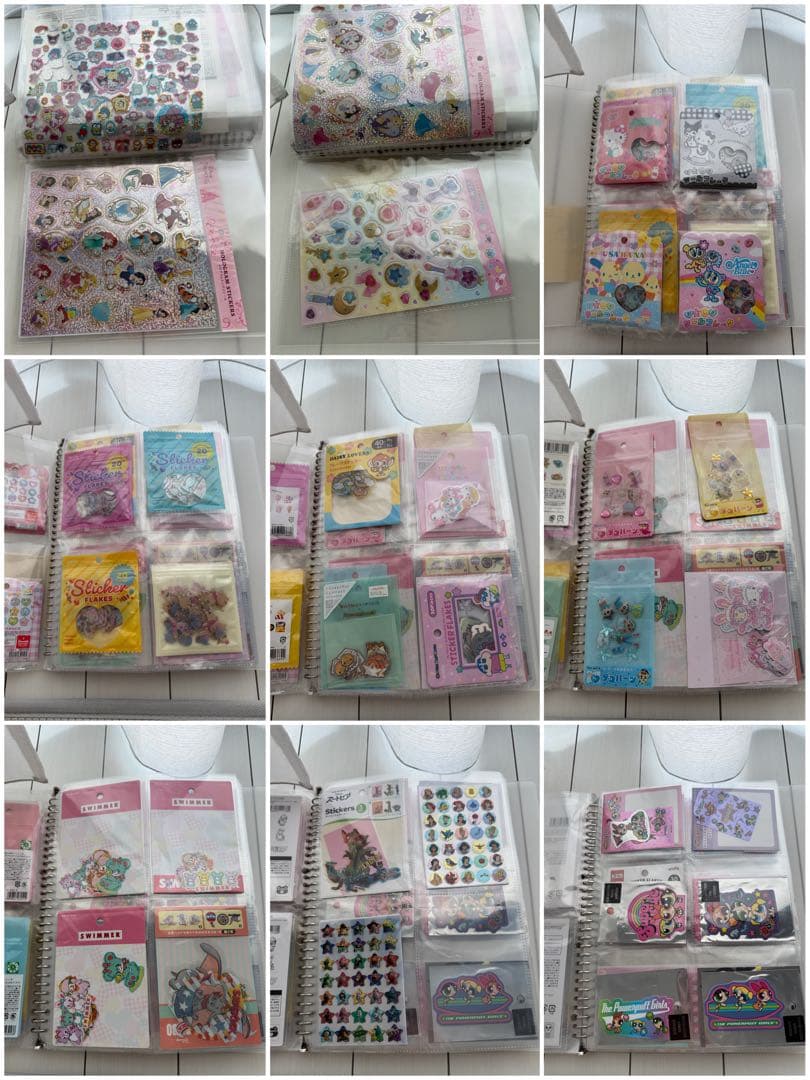 大幅値下げ中！ボンボンドロップシール等大量まとめ売り シール帳等セット売り