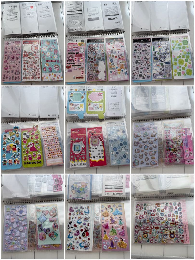 大幅値下げ中！ボンボンドロップシール等大量まとめ売り シール帳等セット売り