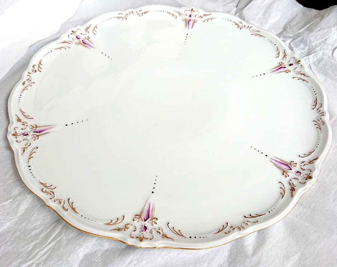 希少サイン入1級品フッチェンロイターHUSTSCHENREUTHER金彩マイセン