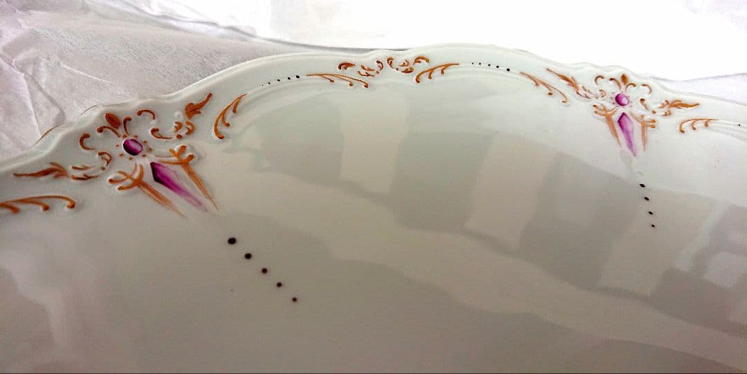 希少サイン入1級品フッチェンロイターHUSTSCHENREUTHER金彩マイセン