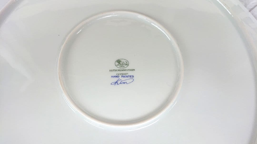 希少サイン入1級品フッチェンロイターHUSTSCHENREUTHER金彩マイセン