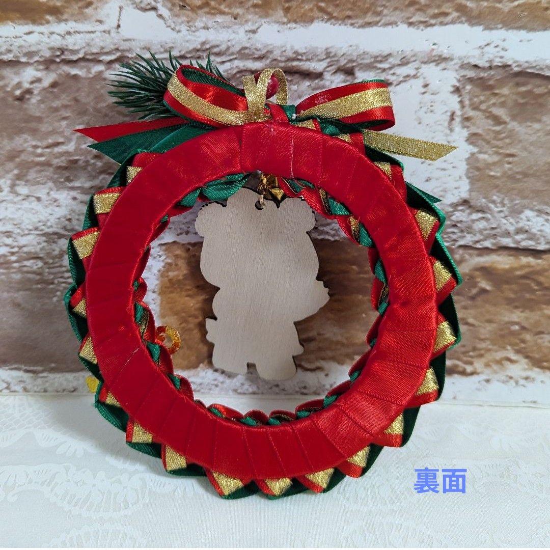 【健康＆ご多幸祈願】サンタパンダちゃん♡リボンレイXmasリース☆ギフトボックス
