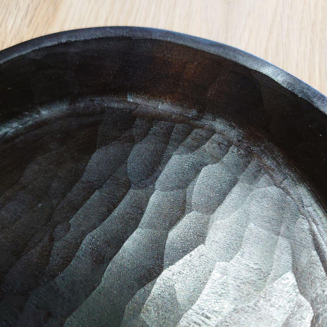 三谷龍二さん　黒漆皿　2客セット