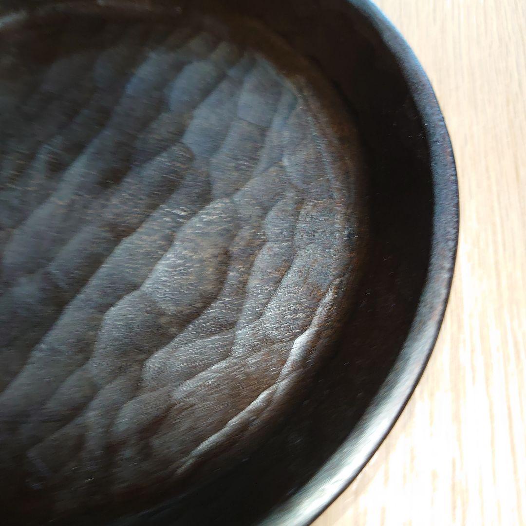 三谷龍二さん　黒漆皿　2客セット