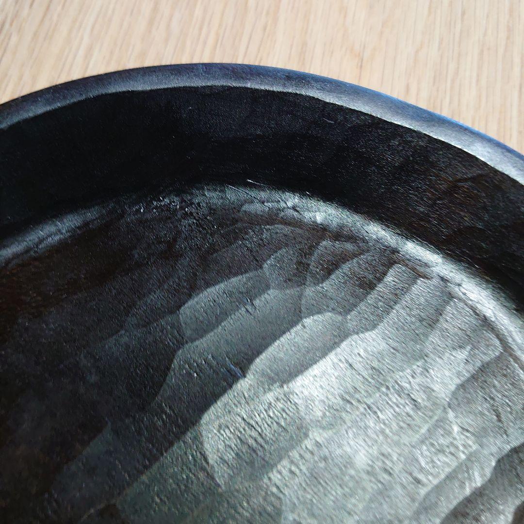 三谷龍二さん　黒漆皿　2客セット