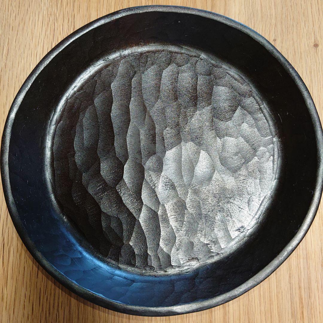 三谷龍二さん　黒漆皿　2客セット