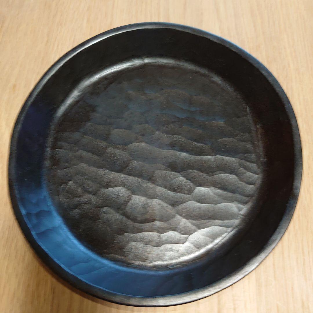 三谷龍二さん　黒漆皿　2客セット