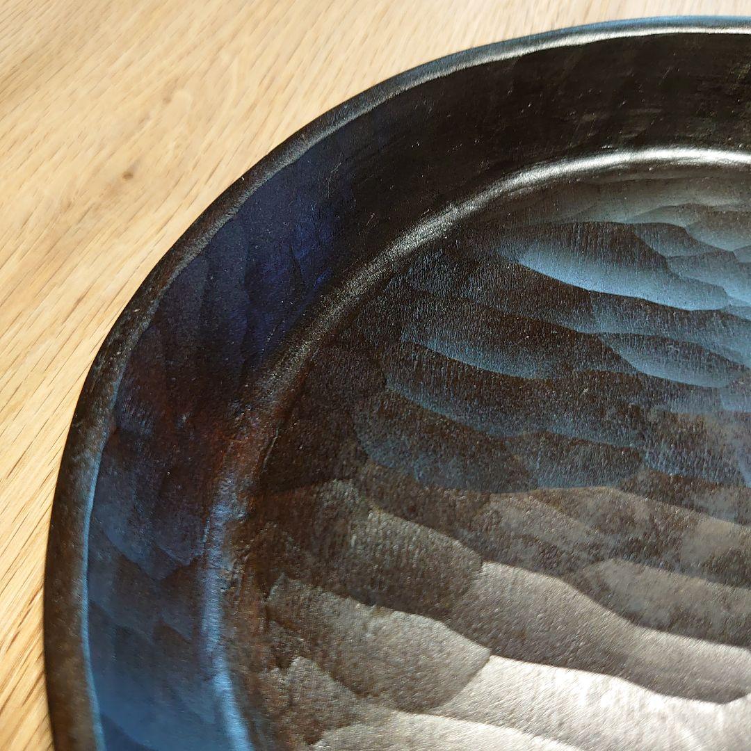 三谷龍二さん　黒漆皿　2客セット