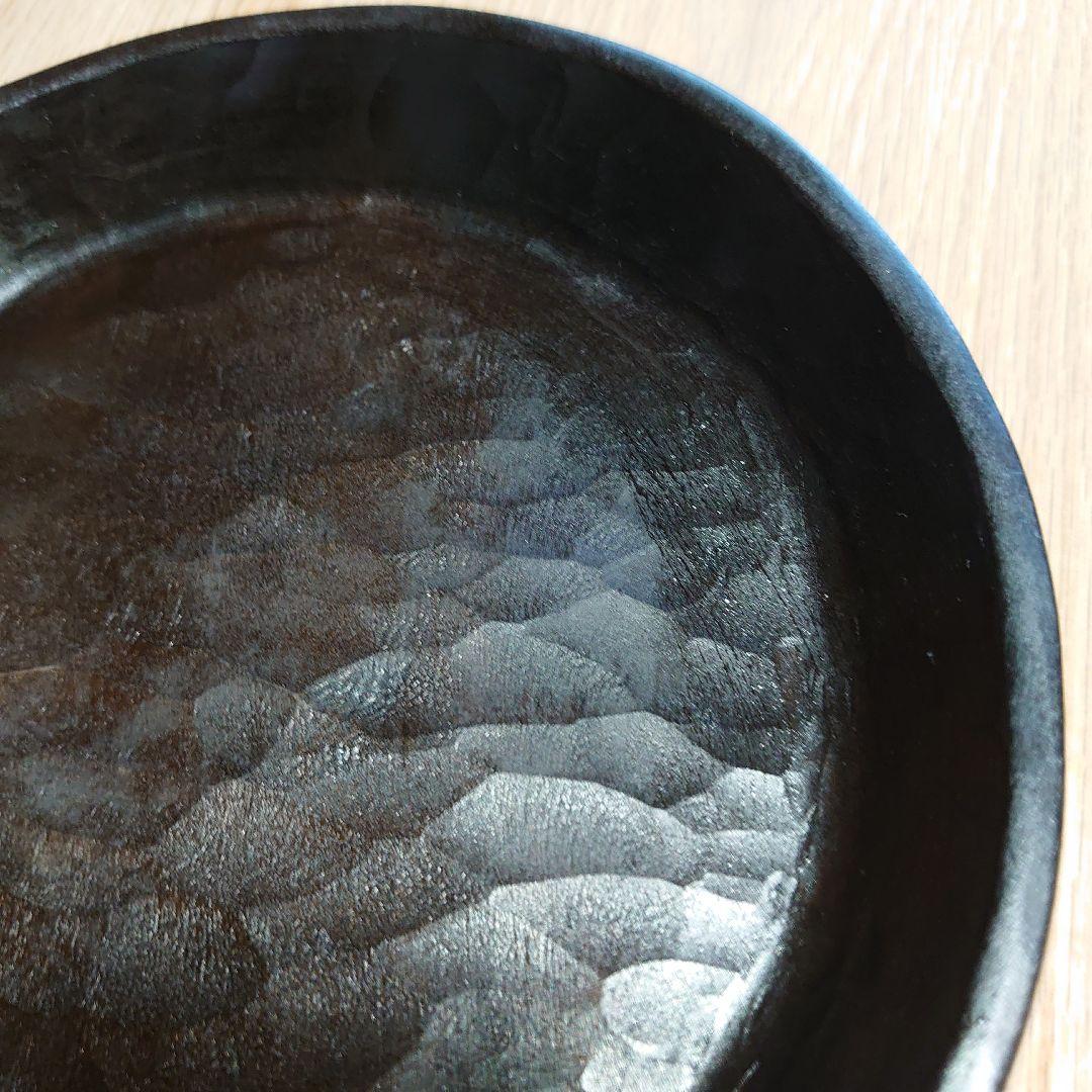 三谷龍二さん　黒漆皿　2客セット