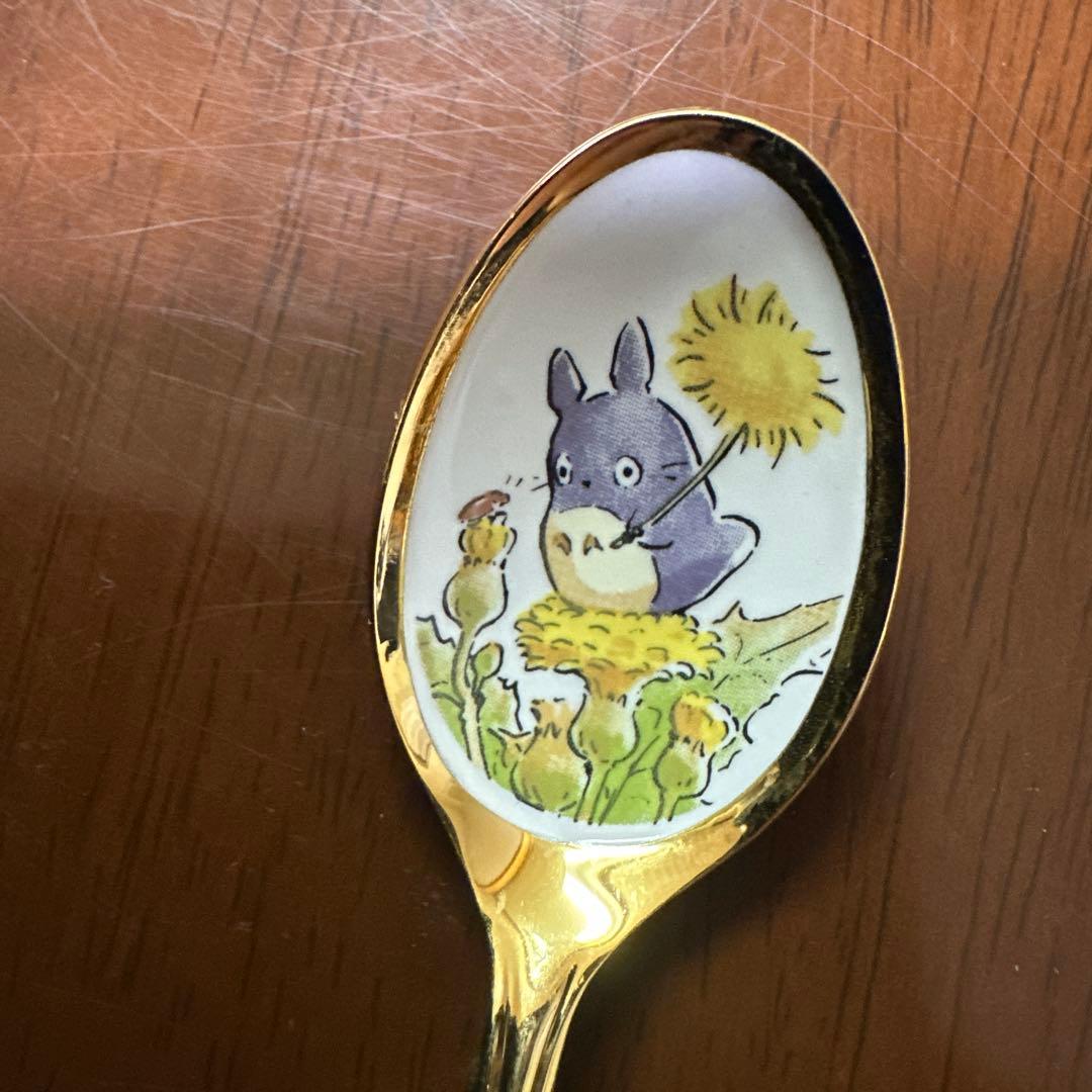 トトロ イラスト 金メッキスプーン 5本セット