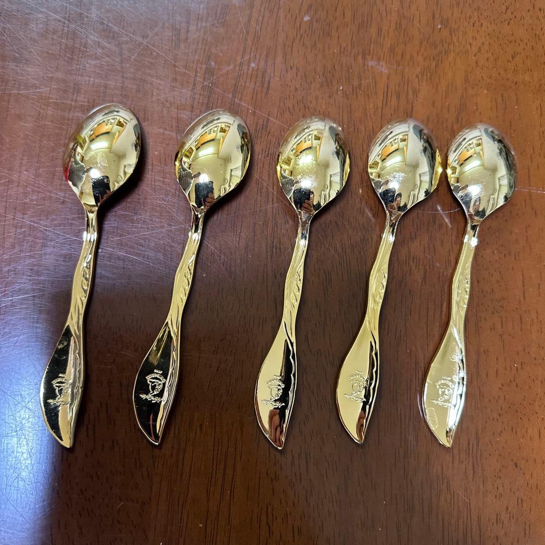 トトロ イラスト 金メッキスプーン 5本セット