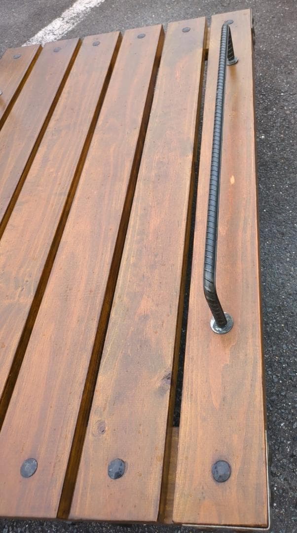 〈たのめる便・現状渡し〉トロリーテーブル ヴィンテージ風