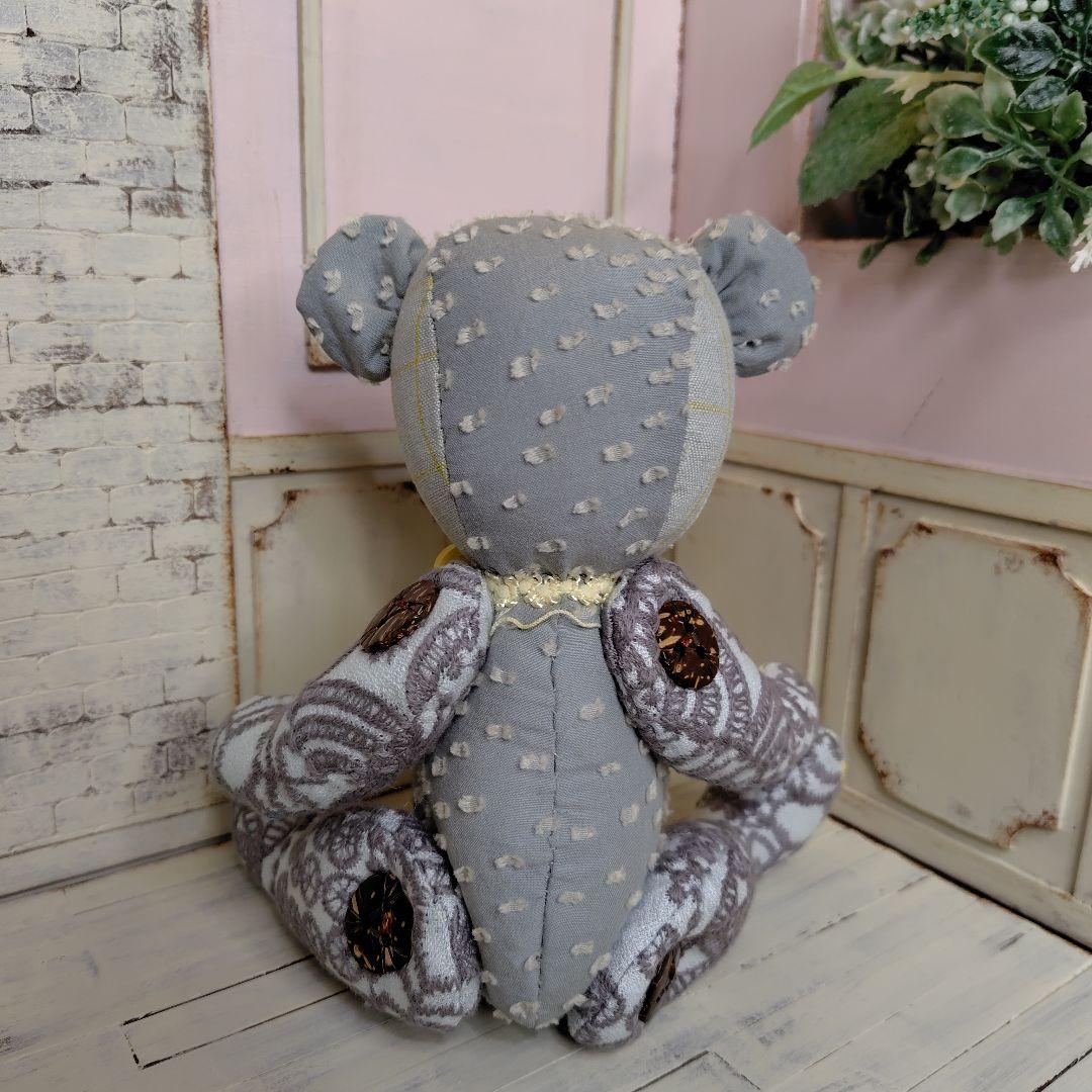 ゆ*こ様 【オークションです】ミナペルホネン＊ハンドメイド＊ぬいぐるみ＊テディベ