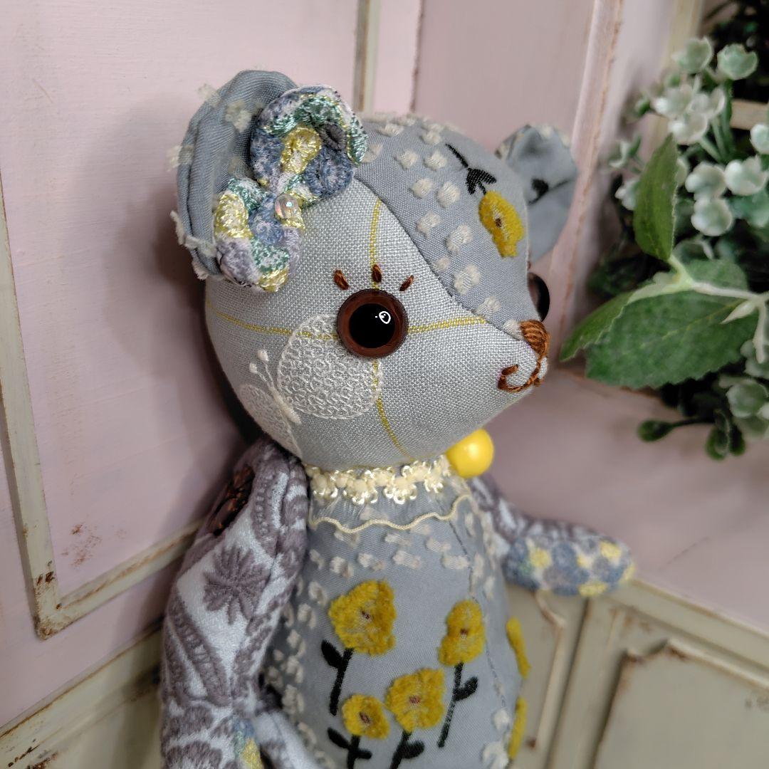 ゆ*こ様 【オークションです】ミナペルホネン＊ハンドメイド＊ぬいぐるみ＊テディベ