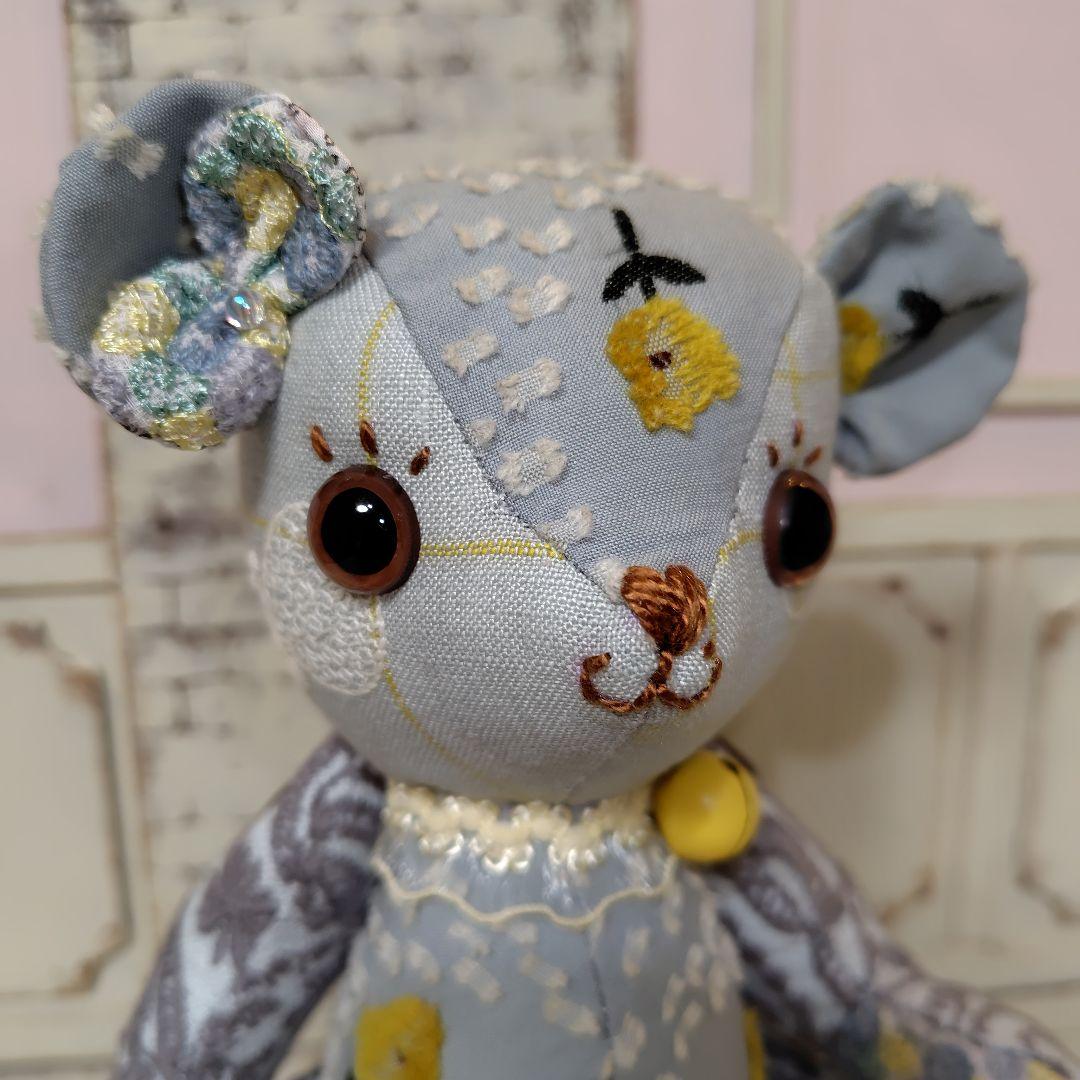 ゆ*こ様 【オークションです】ミナペルホネン＊ハンドメイド＊ぬいぐるみ＊テディベ
