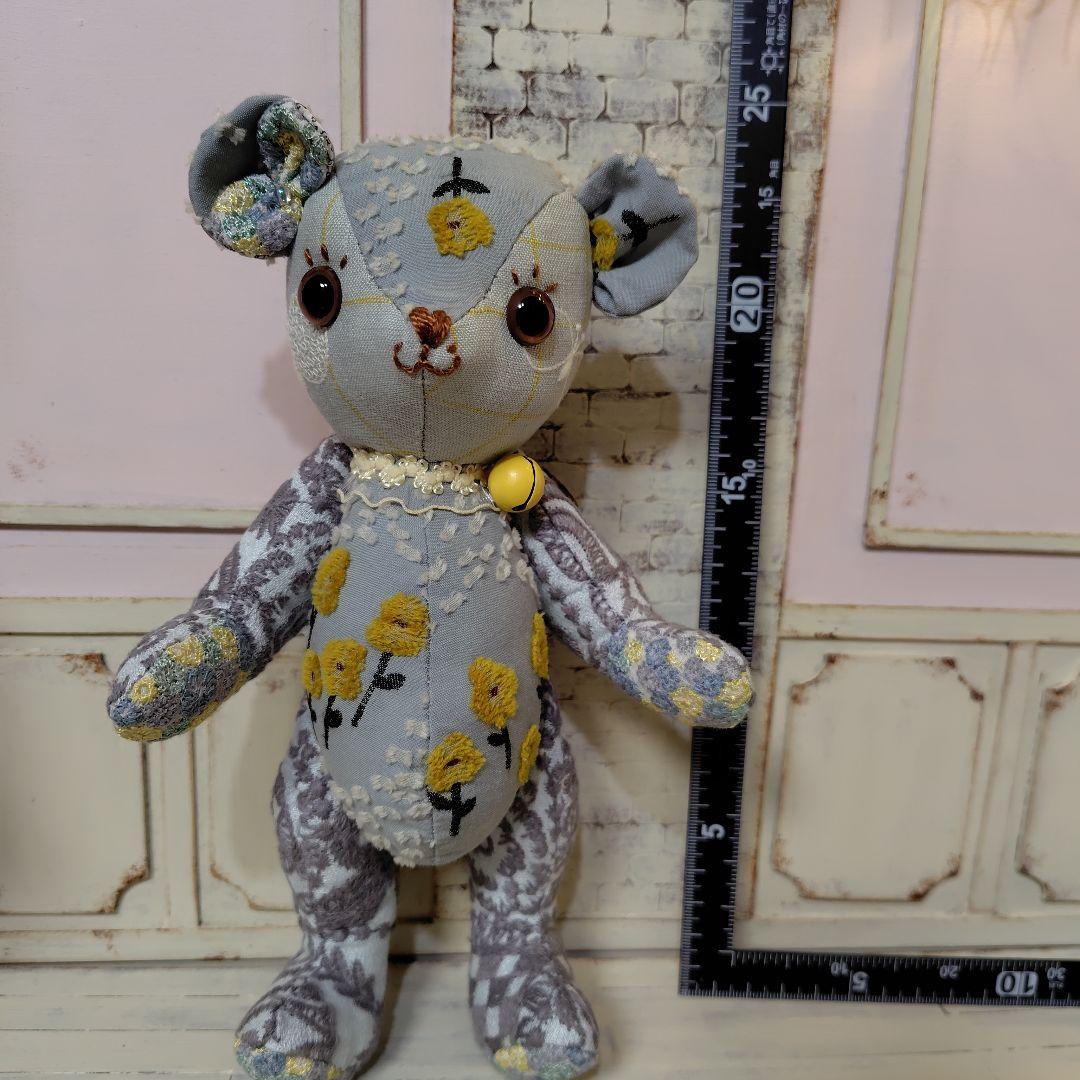 ゆ*こ様 【オークションです】ミナペルホネン＊ハンドメイド＊ぬいぐるみ＊テディベ