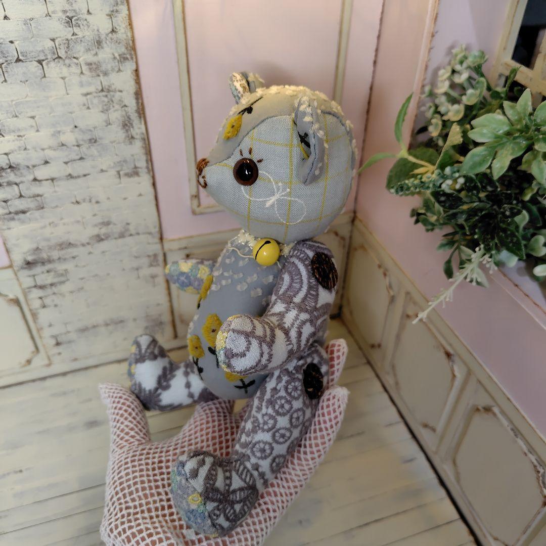 ゆ*こ様 【オークションです】ミナペルホネン＊ハンドメイド＊ぬいぐるみ＊テディベ