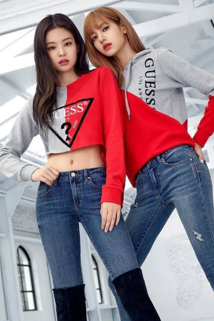 BLACKPINK Lisa着用 GUESS パーカー XL ユニセックス - メルカリ