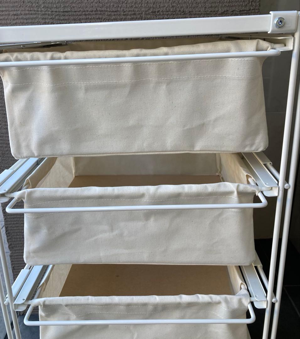 無印良品　スチール　収納　引き出し　帆布　ユニットシェルフ　取扱説明書付き