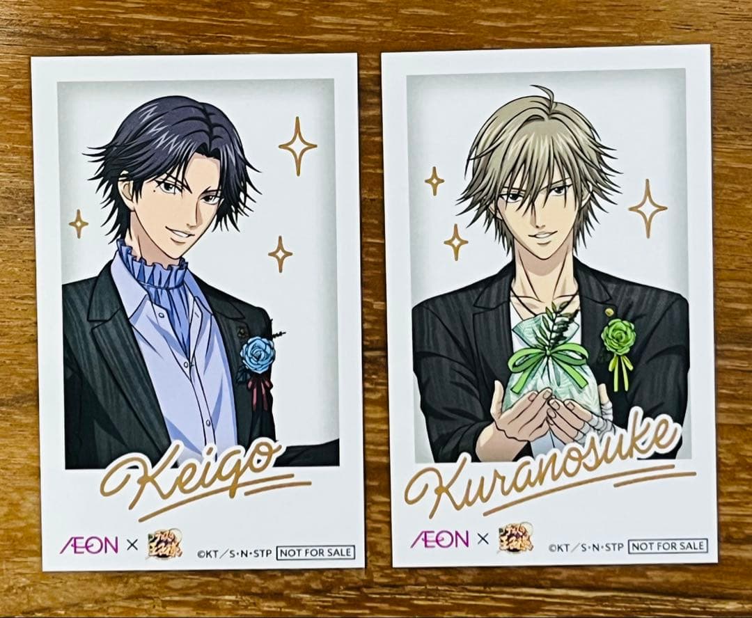 新テニスの王子様 イオンコラボ チェキ風カード 跡部 白石 - メルカリ