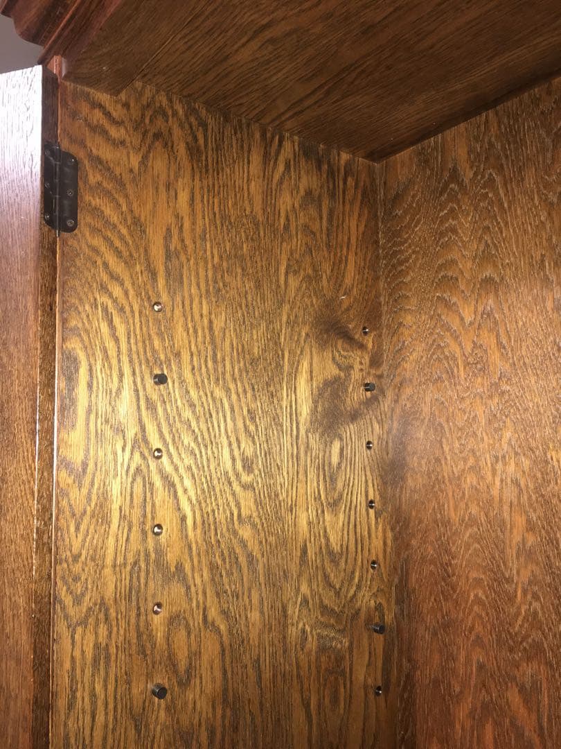 三越家具　ブルージュ　食器棚　ステンドグラス