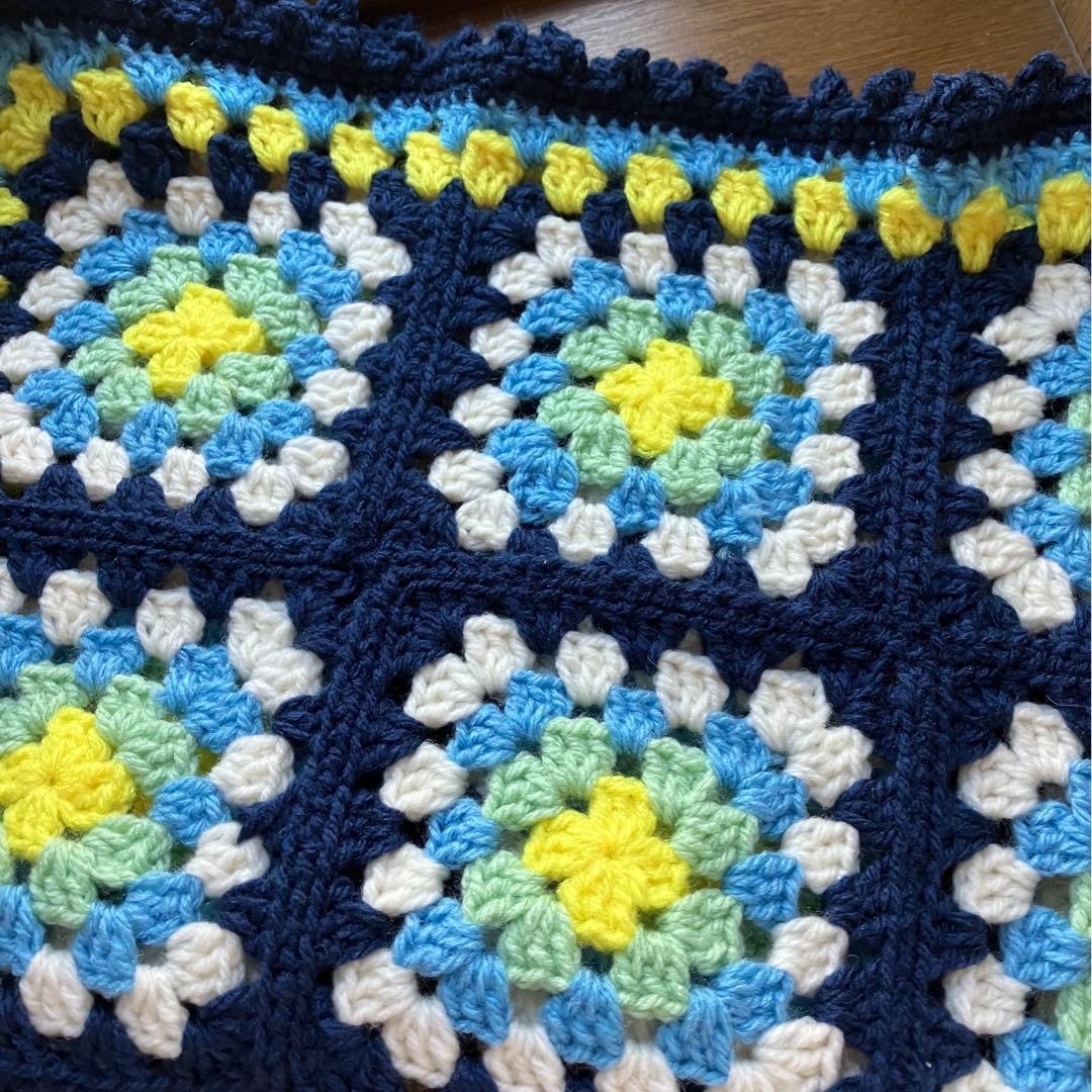 グラニースクエア ブランケット - メルカリ