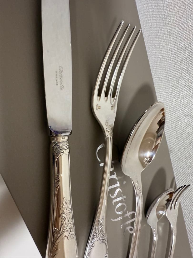 クリストフル　マルリー　2客セット カトラリーセット　ディナー　箱付き