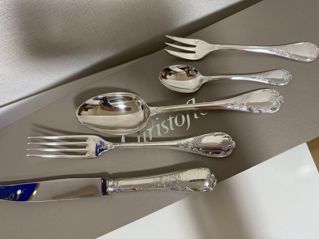 クリストフル　マルリー　2客セット カトラリーセット　ディナー　箱付き