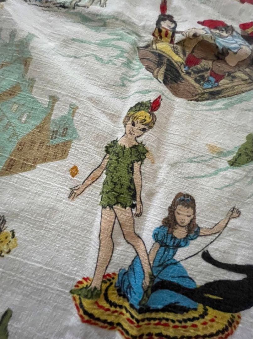 ☆ヴィンテージ　ピーターパン　ビンテージシーツ　カバー