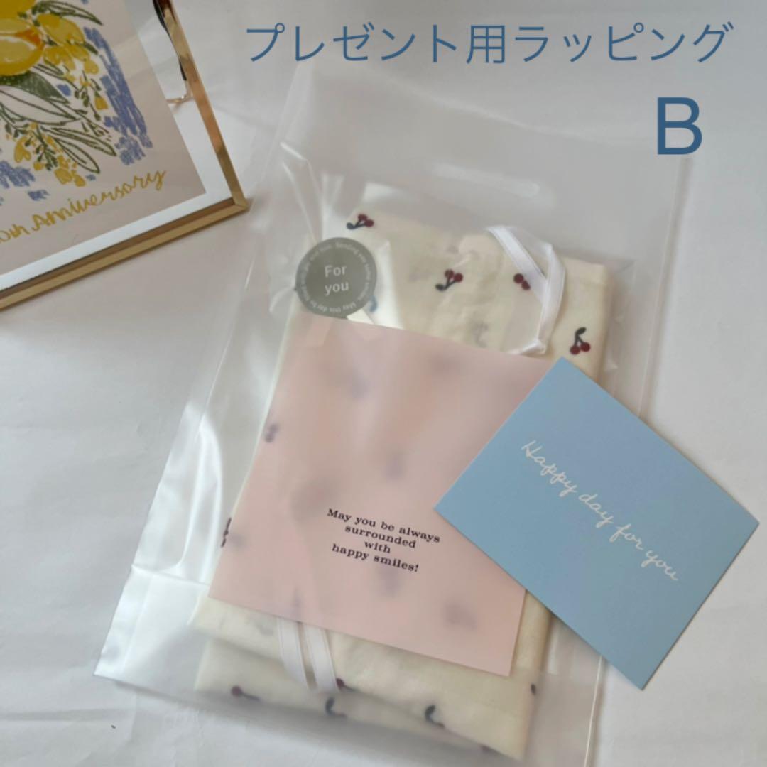 13・ハンドメイド　巾着　ミニ巾着　２枚セット　さくらんぼ　リボン