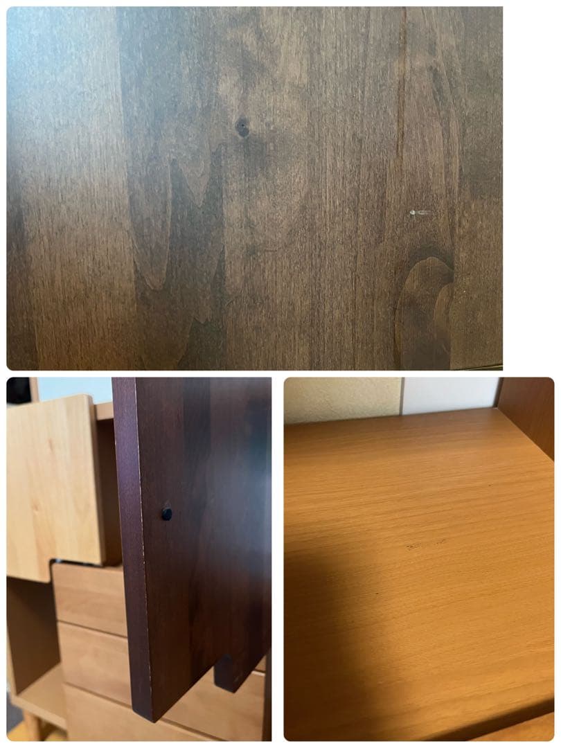 OSLO 115サイドボード キャビネット チェスト 木目調 飾り棚 北欧