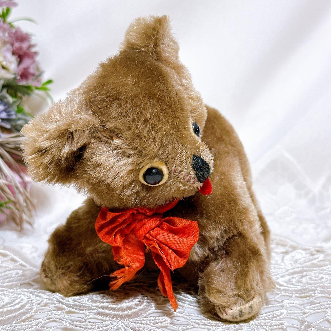 ❤️激レア！！❤️キャラクターノベルティ　小さな四つ足アンティークベア　テディベア