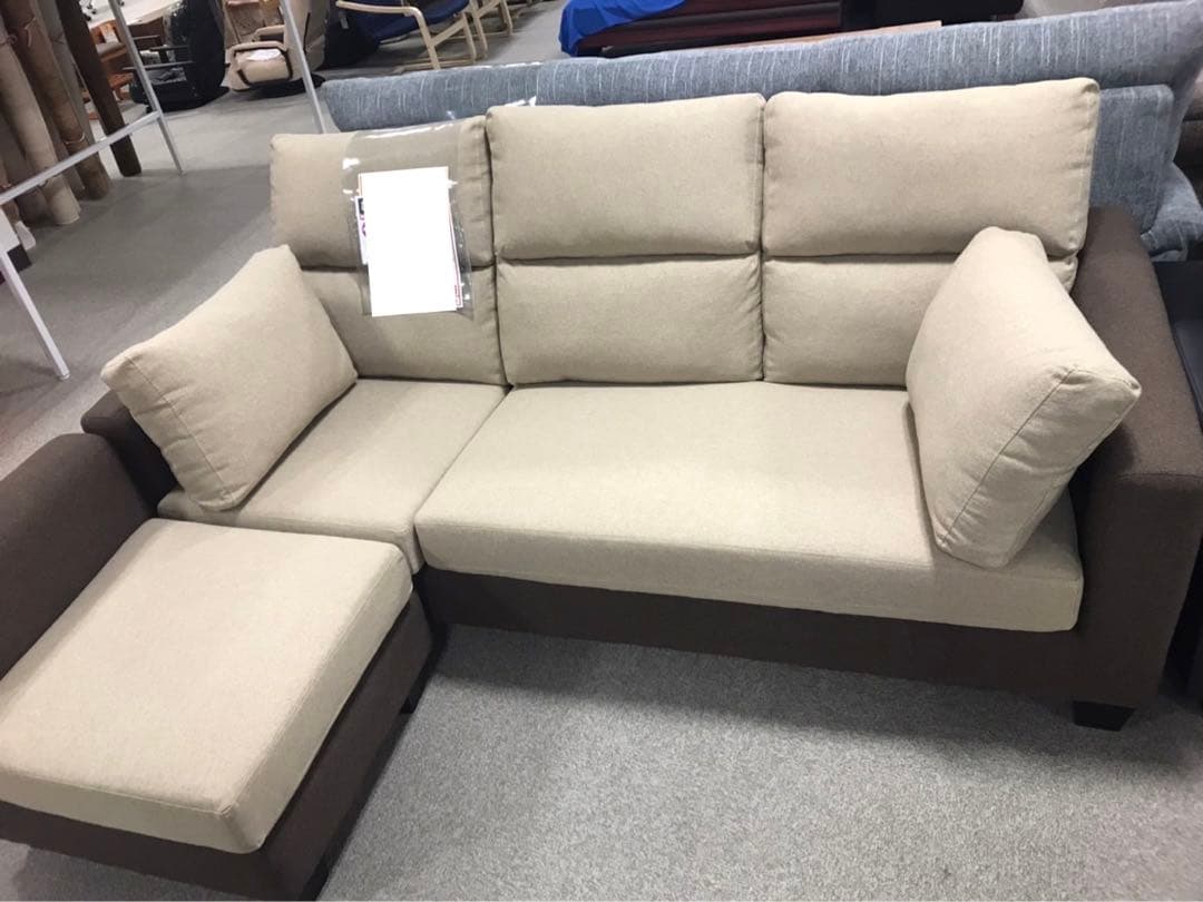 シングルソファーイブ マイクロシールボア ブラック シングルソファー