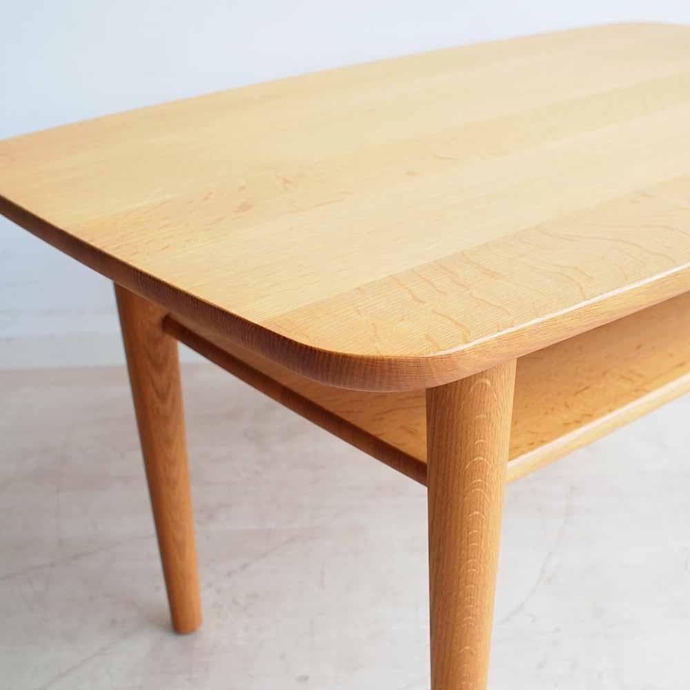 飛騨産業 キツツキ 「尽」 オーク材 テーブル 定価13万 ZR24416