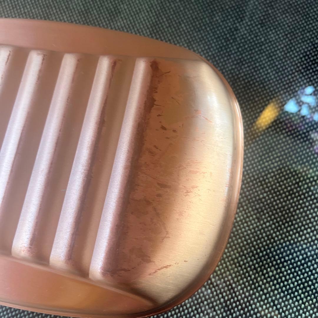 USEDです。汚れ、キズなどがあります。新光堂の銅湯たんぽ　小（袋付き）