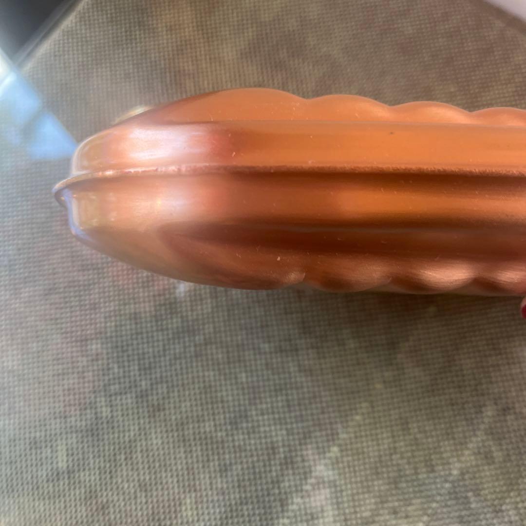 USEDです。汚れ、キズなどがあります。新光堂の銅湯たんぽ　小（袋付き）