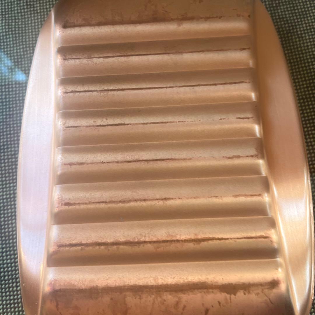 USEDです。汚れ、キズなどがあります。新光堂の銅湯たんぽ　小（袋付き）