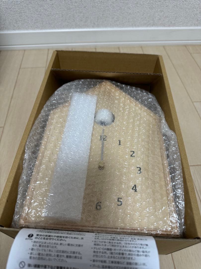 【新品箱入り】値下げはコメントにて　bird house clock