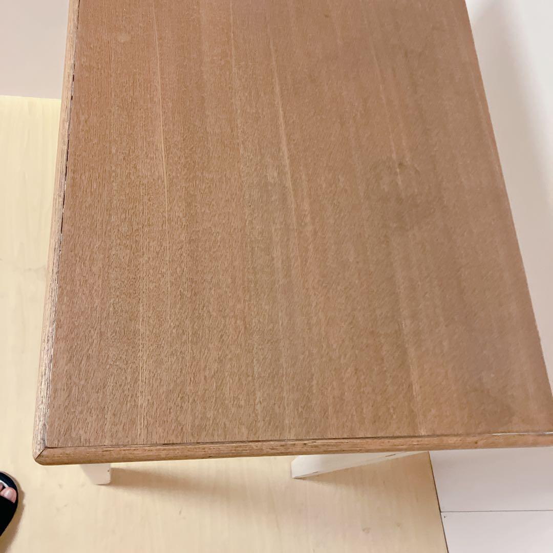 東谷　アンティーク調　デスク＆チェアセット　カントリー風　木製デスク　木製チェア