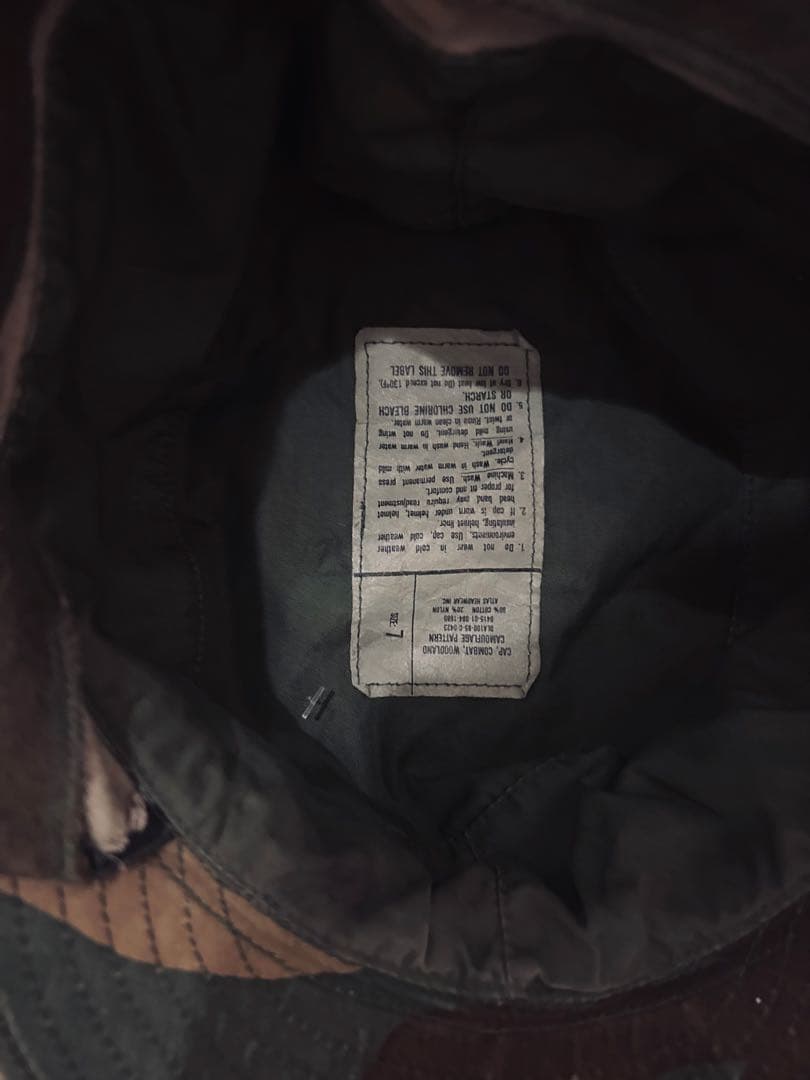 キャップ 帽子 80s US A.R.M.Y 軍物 アメリカ 軍 迷彩 カモフラ