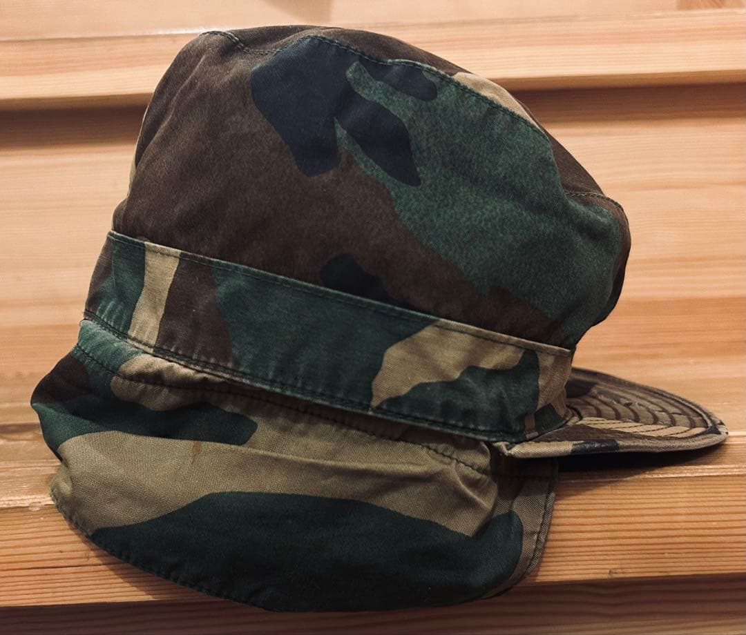 キャップ 帽子 80s US A.R.M.Y 軍物 アメリカ 軍 迷彩 カモフラ